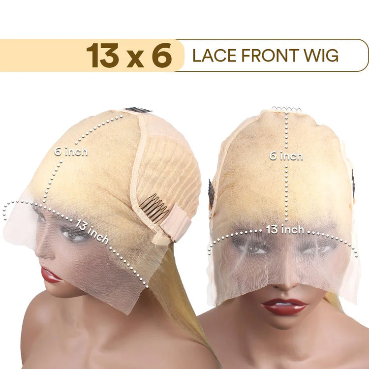 613 Blonde Human Hair Wig HD Lace Front Pre Plucked Natural Hairline Straight Blonde Lace Frontal Wig for Women 13x4 13x6 4x4 Khamik Shop Online