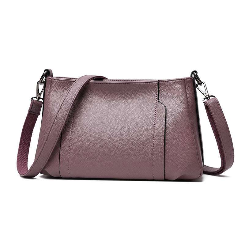 Large-capacity Urban Simplicity Bag For Middle-aged Women Maroon Asteria