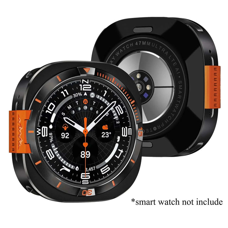 Metal Alloy Protective Case for Samsung Galaxy Watch Ultra 2025 47mm Hard Bumper Cover for Galaxy Watch 7 Ultra 47mm Accessories Khamik Shop Online