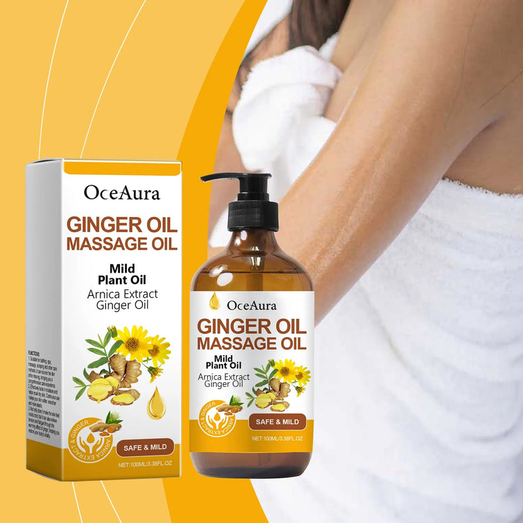 Ginger Essential Oil For Relaxing Body Massage Oil ﻿Relieve Muscle Fatigue Improve Rough Repair Damaged Skin Hydrating Essence Khamik Shop Online