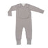 Smart Footed One-Piece + Bib - Gray Fuchsia Milo