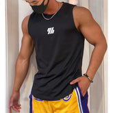 2025 newest Summer Gym Vest High Quality mesh Shirt Sleeveless T-shirts Men Tank Tops running Fitness Sports Vest men Clothing Khamik Shop Online