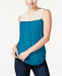 Belle Du Jour Sleeveless Crochet Tank Top Blouse Amber Chrysippus