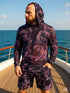 2026 New Camouflage Print Unisex Hooded Two Piece Set Long Sleeve Shirt Shorts Breathable Loose Summer Beach Streetwear Casual W Khamik Shop Online