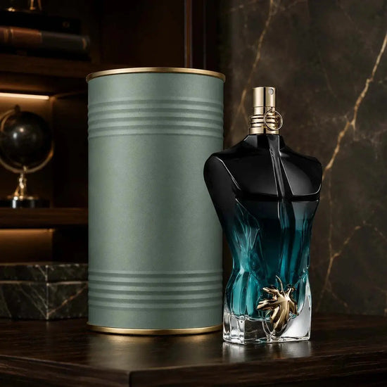 Premium Luxury Black Blue Torso Men Perfume 100ml 3.4oz CologneSpray Fresh Aquatic Scent Masculine LongLasting Metal Tin Gift Box Khamik Shop Online