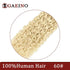 Water Wave Human Hair Weft Extension Dirty Blonde Curly Hair Sew In Weft Hair Extensions Double Weft Remy Hair Wet And Wavy 100G Khamik Shop Online