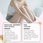 OceAura Body Powder Anti Sweat Armpit Groin Smooth Skin Soothing Comfortable Refreshing Odor Eliminator Anti Chafing Powder 100g Khamik Shop Online