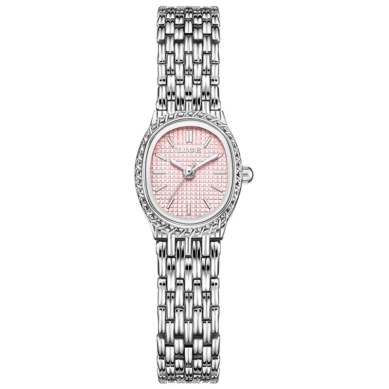 LIGE Fashion Luxury Quartz Woman Watch Elegant Classic Simple Dial Waterproof Stainless Ladies Watches for Women Reloj Mujer+Box Khamik Shop Online