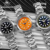 ADDIESDIVE 42MM Automatic Mechanical Watch Janpan 8215 200m Diver BGW9 Super Luminous Sapphire Grass Men Watch Khamik Shop Online