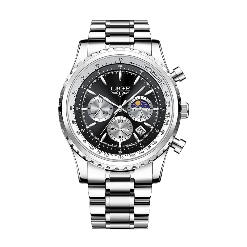 2025  Top Brand Luxury New Men Watch Quartz Man Watches Waterproof Luminous Watch for Men Date Chronograph Sport Wristwatch