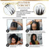 Perruque crochet cheveux ondulés naturels pour femmes noires sans nœuds