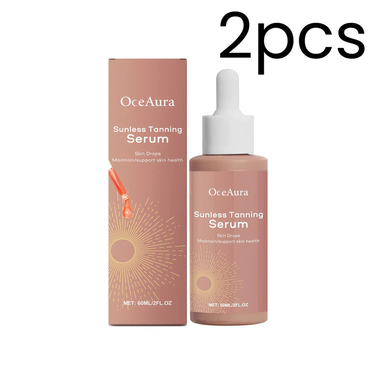 OceAura Sunless Tanning Serum Deep Moisturizing Skin Smoothing Even Skin Tone Prevent Dryness Quick Absorbing Tanning Serum 60ml Khamik Shop Online