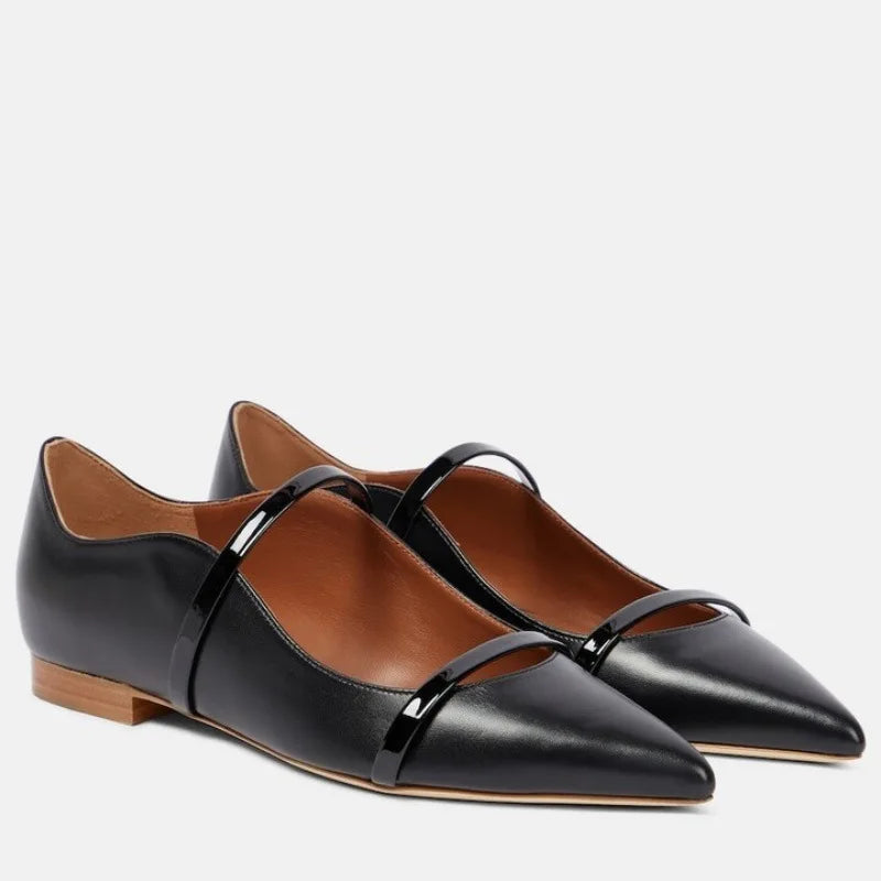 Fashion Women Autumn High Heels Shoes Pointed Toe Slip-On Square Heeled Ladies Pumps Ladies Metal Decoration Shallow Shoes Khamik Shop Online