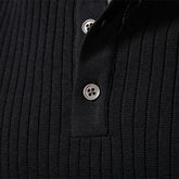 UNITIM Man Knitted T-shirt Simple Solid Color Round Neck Male Top Slim Comfortable Long Sleeve Casual Versatile Men Polo Shirt Khamik Shop Online