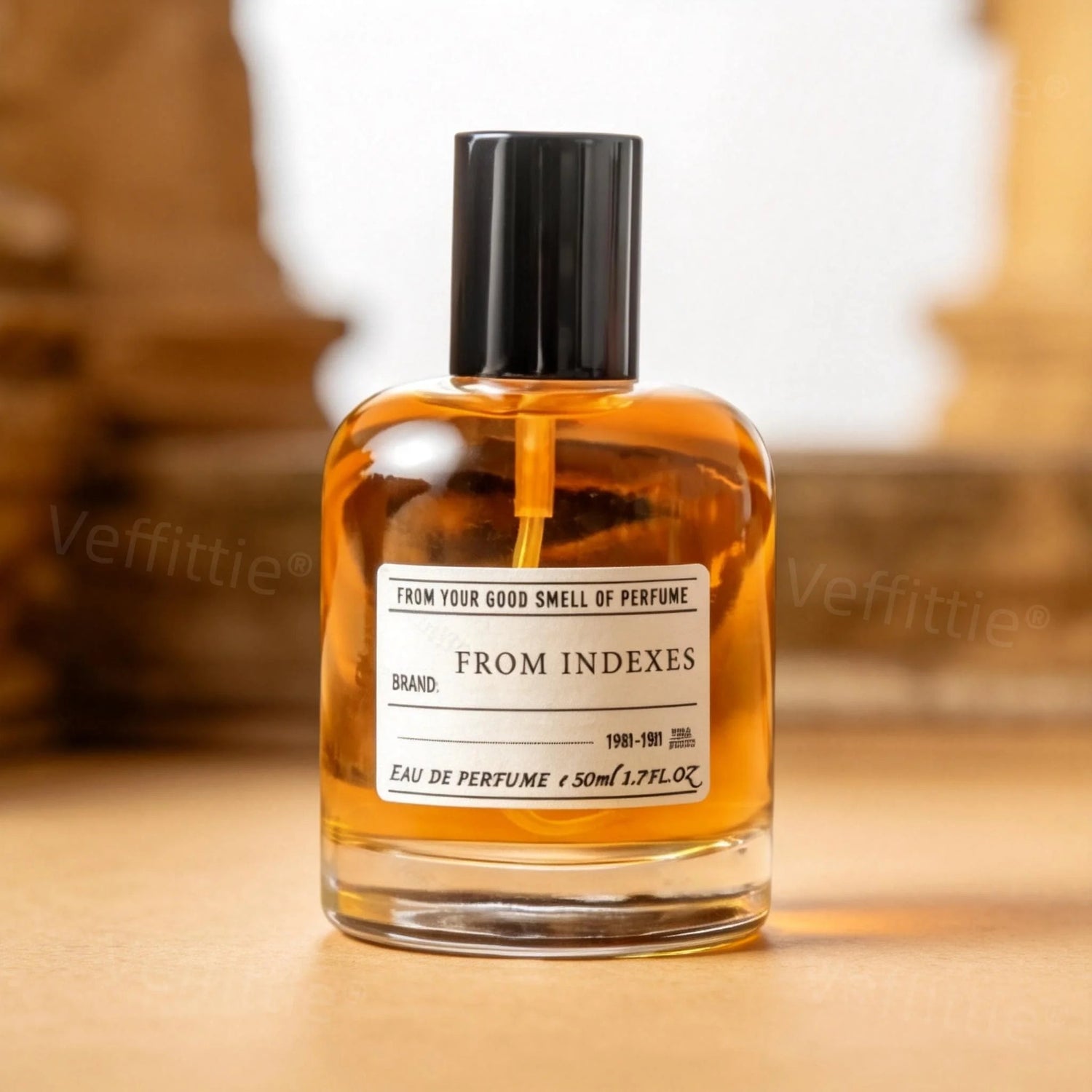 Executive Spicy Wood Eau De Parfum 1.7oz, Woody Citrus Blend Amber Bottle, Office Formal Aroma, Professional Wear, All Day Fresh Khamik Shop Online