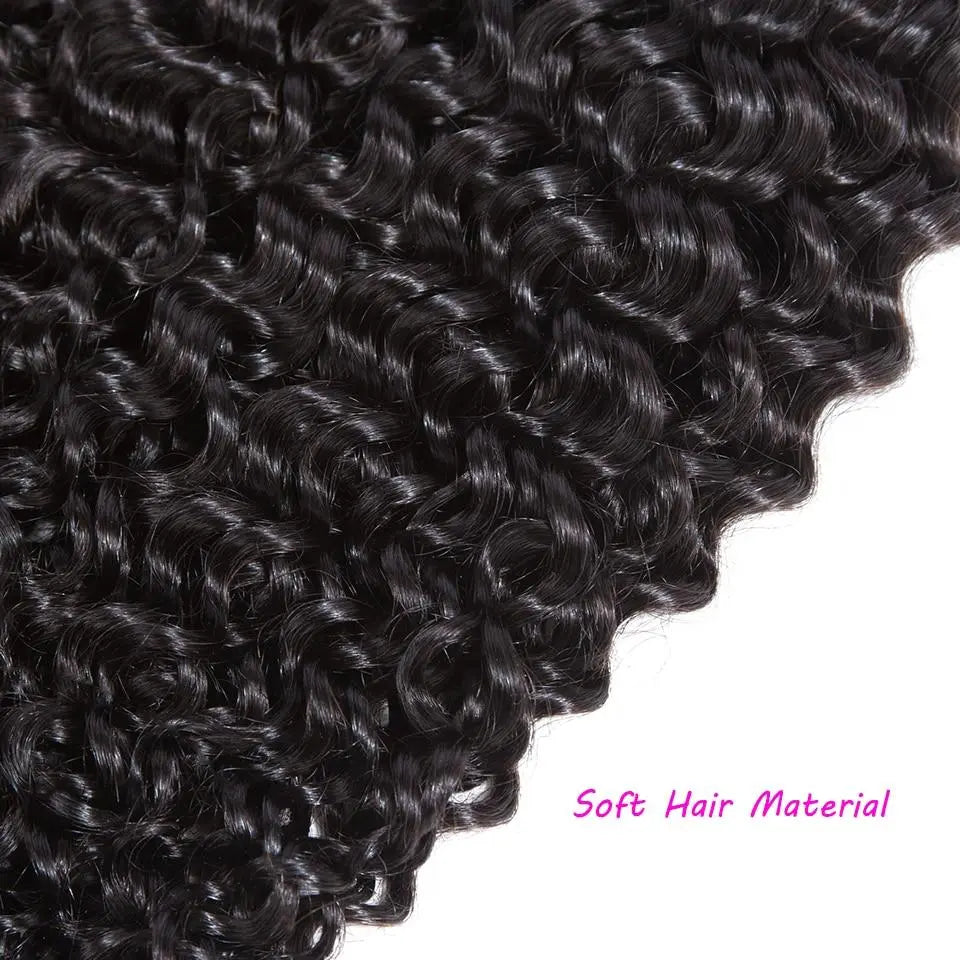 BeuMAX 10A Grade 3/4 Bundles Kinky Curly Brazilian Human Hair Cerise Alfie