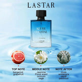 LASTAR Men Perfume, Two Bottles Totaling 100ml/3.38fl.oz, Musk, Long-Lasting Fragrance, Christmas/New Year Gifts Khamik Shop Online