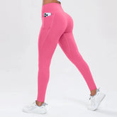 Women Yoga Pants with Pockets Butt Lifting Tummy Control Sports Leggings High Waist Fitness Tights Gym Clothing Sportswer Khamik Shop Online