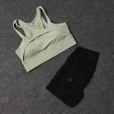 Fitness Shorts Yoga Sets Women&
