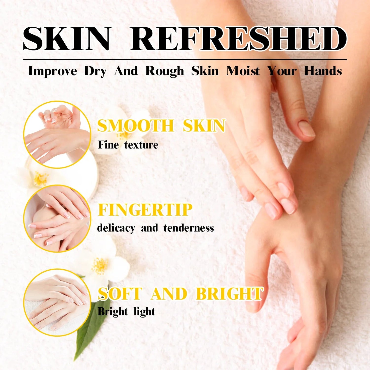 Honey Hand Wax Moisturizing Brightening Hand Mask Nourish Tender Skin Improve Drying Dull Soften Calluses Exfoliating Hand Cream Khamik Shop Online