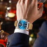 LIGE Casual Outdoor Quartz Man Watch Fashion Sport Waterproof Luminous Auto Date Leather Strap Wristwatch for Men Male Gifts Box Khamik Shop Online