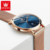 OLEVS Woman Watch 5869 Elegant Fashion Quartz Wristwatch Waterproof Date Watches For Woman Set Bracelet Watch Box Gifts Original Khamik Shop Online