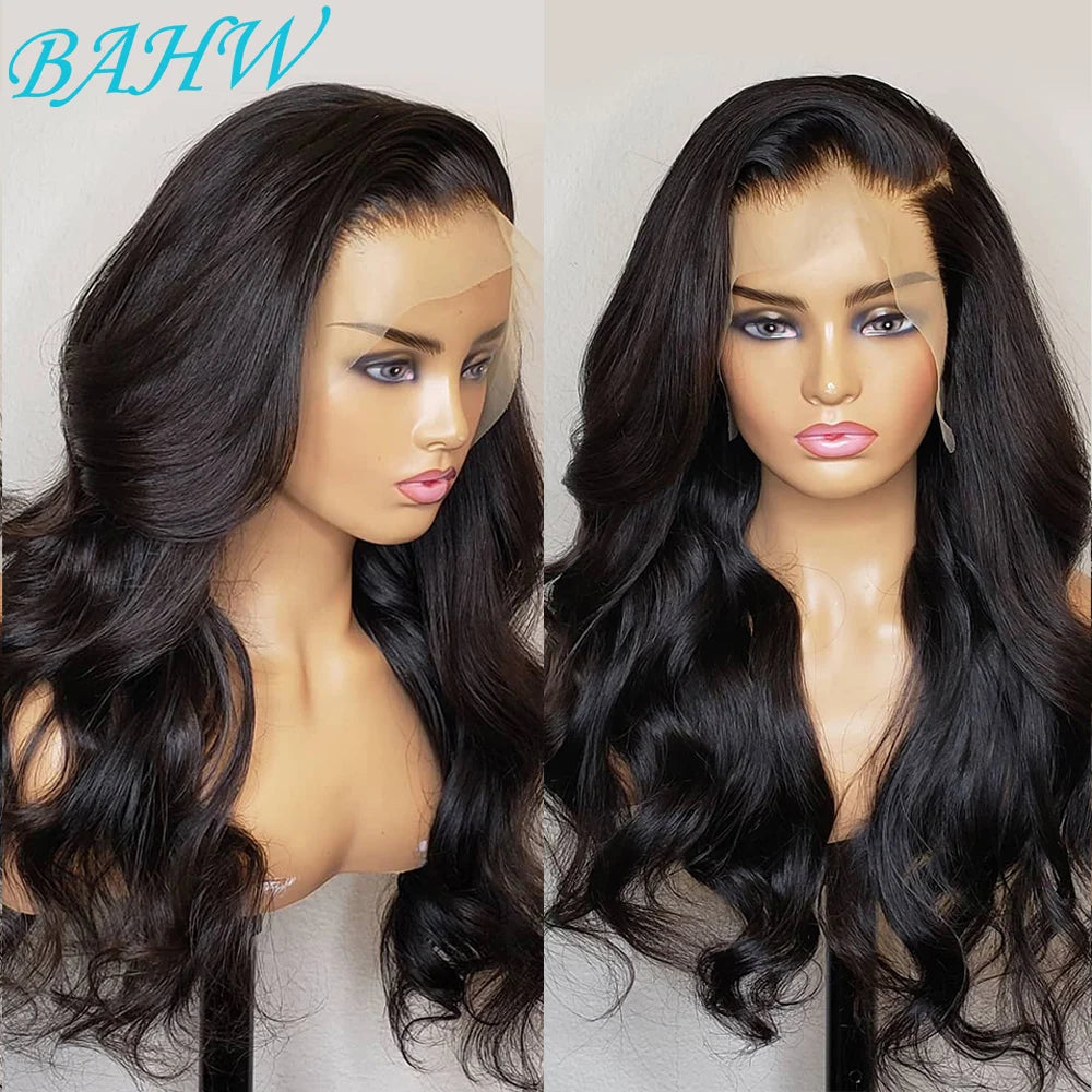 Burmese Hair Body Wave 4x4 Transparent Lace Closure Human Hair Wig 30 Inch 13x4 Lace Front Wig Pre-Plucked With Baby Hair Khamik Shop Online