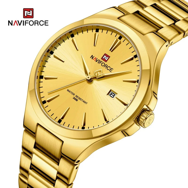Original Design Fashion Men'S Watches Stainless Steel Simple Calendar Male Waterproof Wristwatches Relogio Masculino