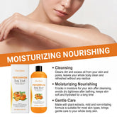 OceAura Fresh Persimmon Shower Gel Gentle Deep Cleansing Skin Barrier Protection Repair Long-Lasting Citrus Fruity Scent Mild Moisturizing Body Wash Khamik Shop Online