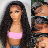 MYLOCKME Glueless Wigs Human Hair 6x4 Curly Wave Lace Closure Wigs Deep Wave 9x6 5x5 Lace Closure Wig Pre Cut Curly Human Hair Water Wave 200% Khamik Shop Online