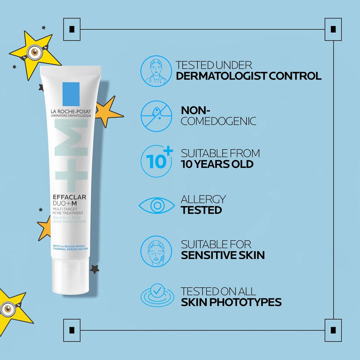 La Roche-Posay Effaclar Duo+M Salicylic Acid Acne Treatment for Face