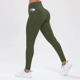 Women Yoga Pants with Pockets Butt Lifting Tummy Control Sports Leggings High Waist Fitness Tights Gym Clothing Sportswer Khamik Shop Online