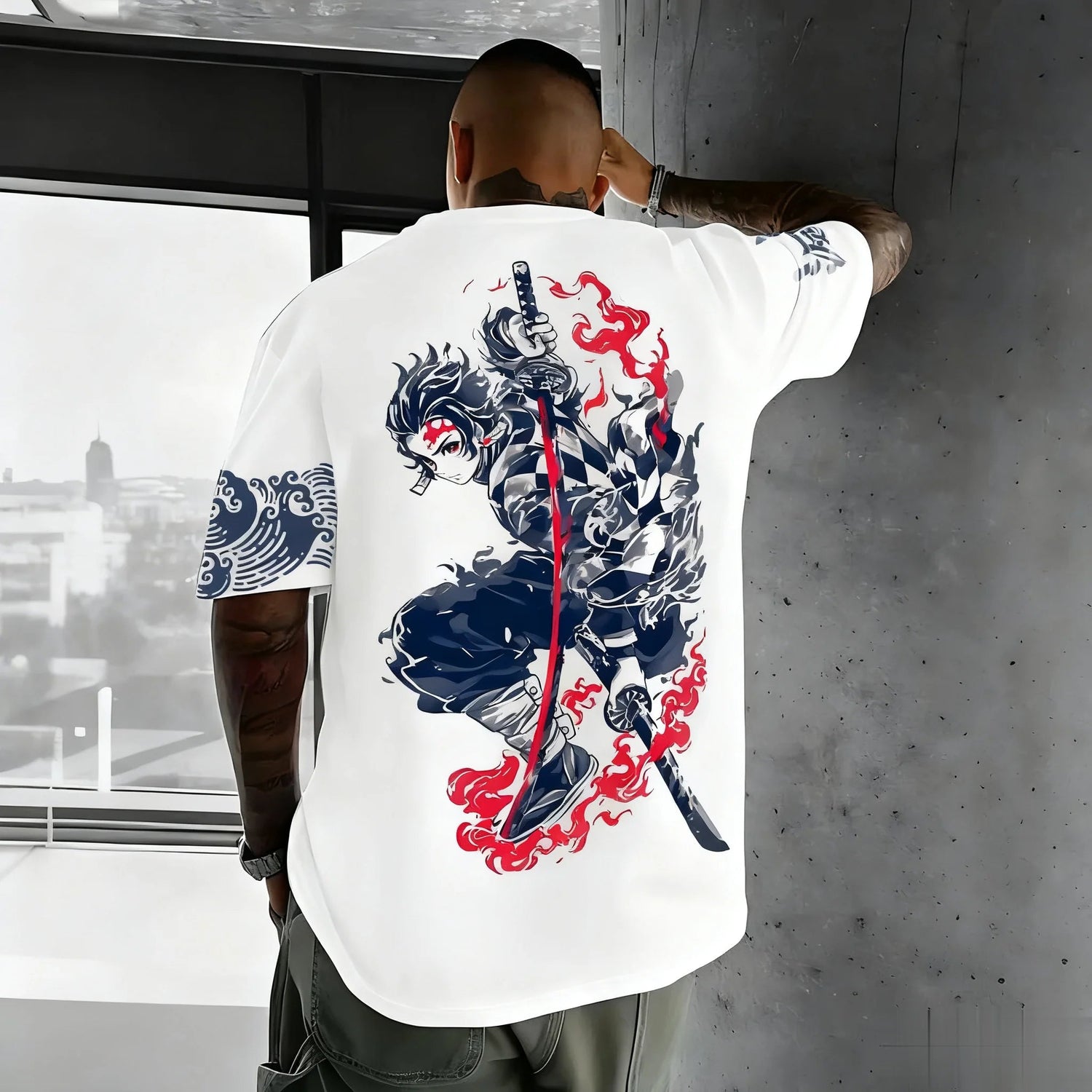 Demon Slayer Anime Graphic T Shirt Man Women Short Sleeve Tee Cotton Streetwear Casual Tops Summer Oversized Fashion Y2k Unisex Khamik Shop Online