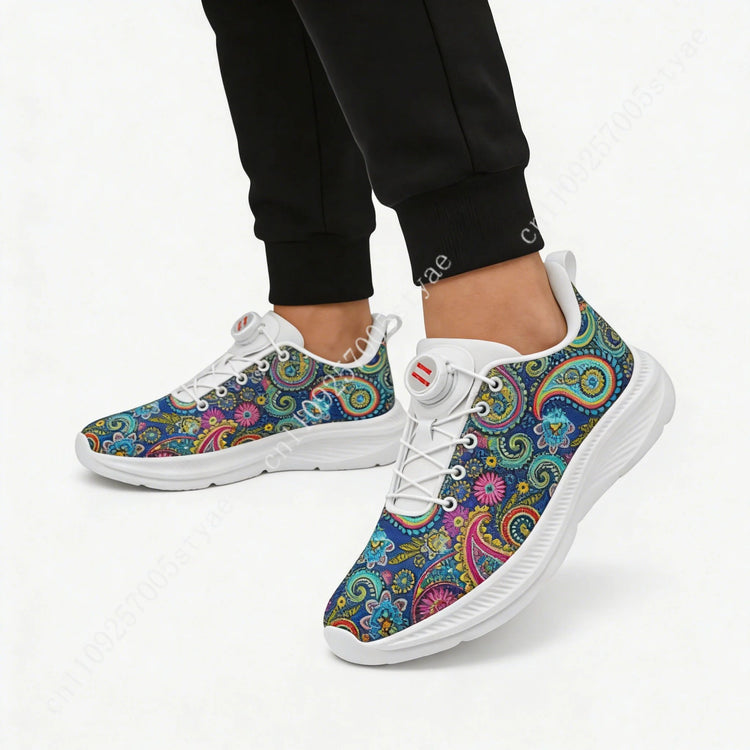 Selena Quintanilla Custom Walking Shoes Men Woman Rotating Button Without Laces Shoe Design Logo Lightweight Sneakers Unisex Khamik Shop Online