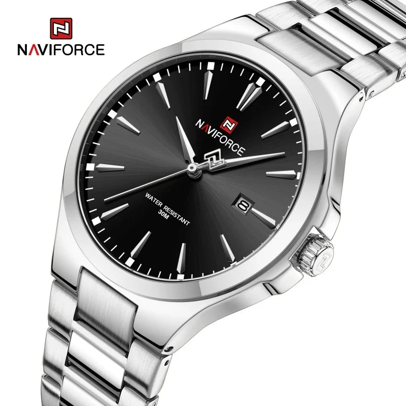 Original Design Fashion Men'S Watches Stainless Steel Simple Calendar Male Waterproof Wristwatches Relogio Masculino