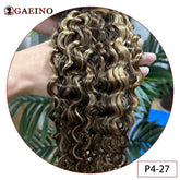 Water Wave Tape in Human Hair Extension Brazilian Hair Skin Weft Tape in Curly Human Hair 20 Pcs/Set Black Brown Blonde Color Khamik Shop Online