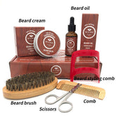 WOODSMAN™ – Premium Beard Grooming Gift Set with Beard Oil & Cream Carmine Juneberry