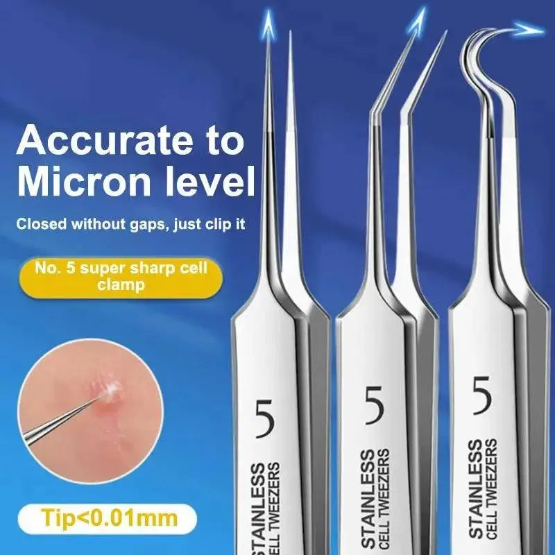 7/8Pcs Blackhead Remover Kit Professional Blackhead  Needle Skin Care Tools Stainless Steel Pimple Extraction Tools Khamik Shop Online
