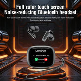 Lenovo V11 TWS Wireless Earphones Touch Screen Digital Display Bluetooth Headset In Ear ANC Noise Reduction Headphone With Mic Khamik Shop Online