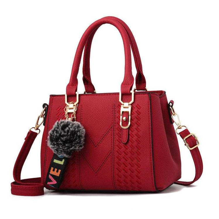 High Quality Small Square Messenger Bag For Women Maroon Asteria