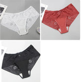 DaiNaFang New Plus Size Underwear Women Sexy Transparent Lace Modal Cotton Panties High Waist Large Lingerie Khamik Shop Online