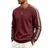 Men Lightweight Pineapple Grid Sweatshirt, Crew Neck Loose Breathable Casual Sport Top For Spring Autumn Amazon EU US Khamik Shop Online