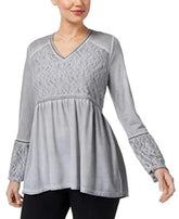 Jacquard-Detail Peasant Top Amber Chrysippus