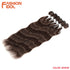 FASHION IDOL Water Wave Hair Bundles Synthetic Hair Extensions Ombre Blonde Hair Weave Bundles 6pcs 20" High Temperature Fiber Khamik Shop Online