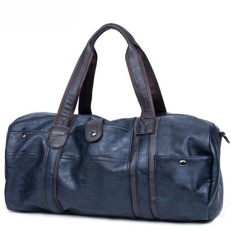 Sac de voyage en cuir de loisirs avec poche pour téléphone et caméra en polyester