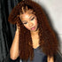 34 Inch Deep Wavy Lace Front Wig in Chocolate Brown Featuring 200 Density And 13X6 HD Lace. This Curly Human Hair Wig Is Ideal for Women And Comes with Pre-Added Natural Hair Threads in Shade 4 Brown Khamik Shop Online