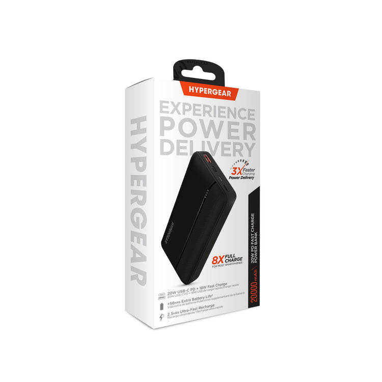 HyperGear 20000mAh 20W PD + USB Power Bank Sky Iapetus
