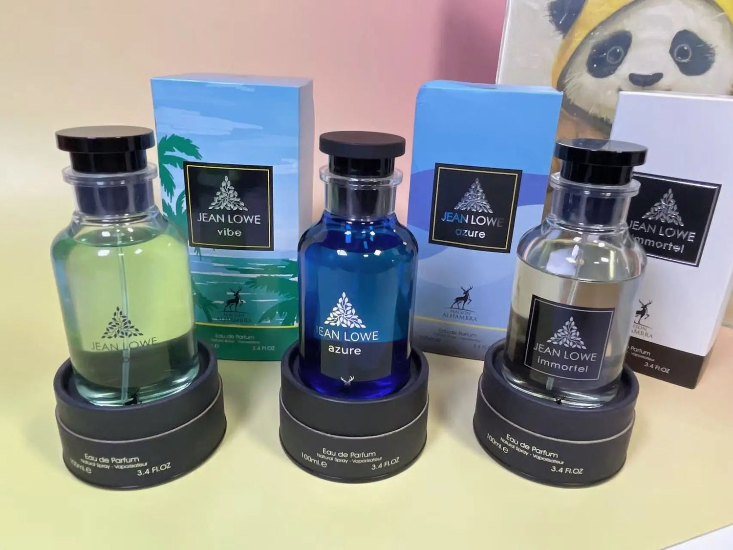 Jean Lowe Azure Immortel Perfume 3.4oz EDP Long Lasting Fresh Citrus Woody Amber Unisex Fragrance For Men Women Anniversary Gift Birthday Gift Summer Travel Luxury Perfume Bergamot Grapefruit Ginger Musk Marine Fresh Cologne Daily Wear Office Date Night E Khamik Shop Online