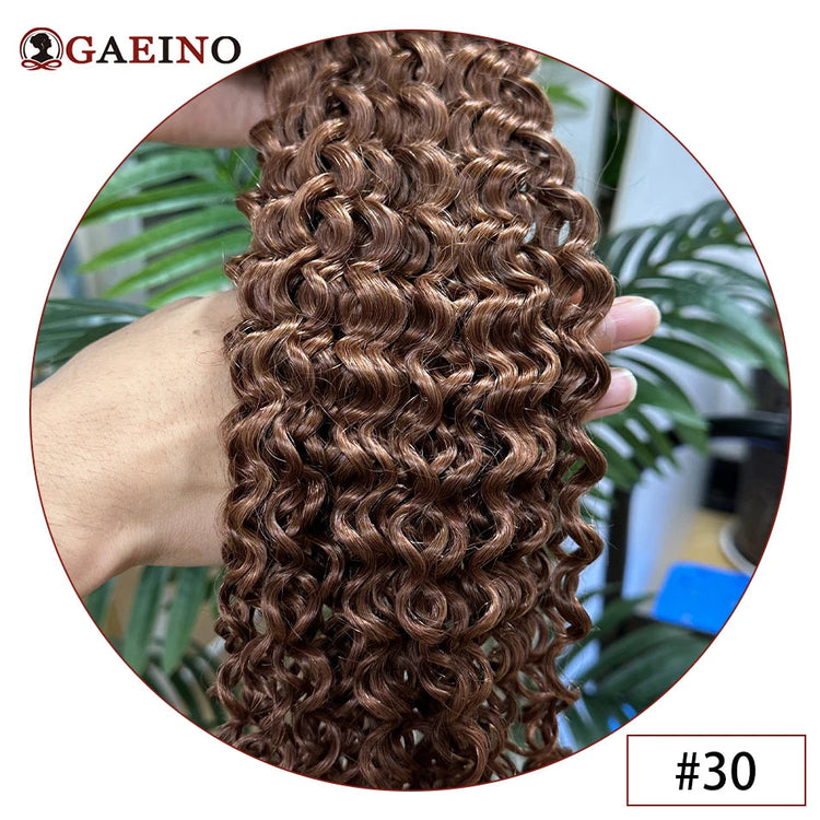 Water Wave Tape in Human Hair Extension Brazilian Hair Skin Weft Tape in Curly Human Hair 20 Pcs/Set Black Brown Blonde Color Khamik Shop Online