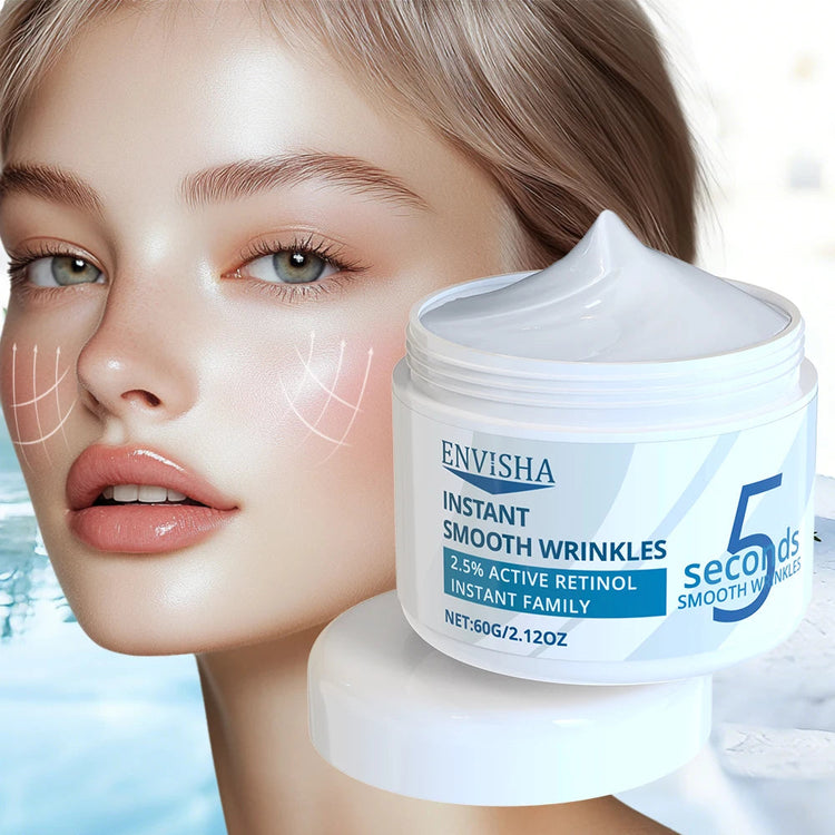 ENVISHA 5 Seconds Retinol Anti-Wrinkle Cream Instant Line Fade Firming Face Fine Skin Smoothing Moisturizing Care Lifting Beauty Khamik Shop Online
